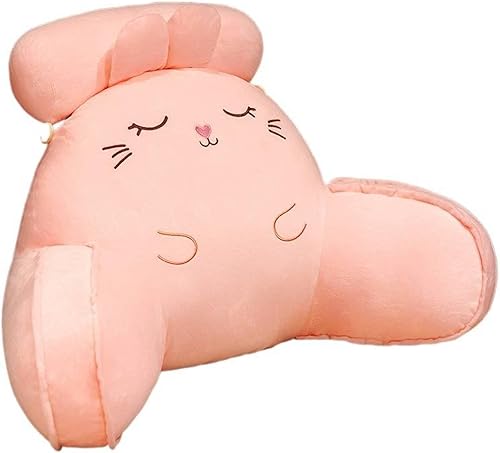 Miniatura 8 de Mesita de noche Tapicería Suave Respaldo grande Sofá Cojín Dormitorio Almohada Cama Lectura Cama Respaldo Madera Cojín Almohada Cojín