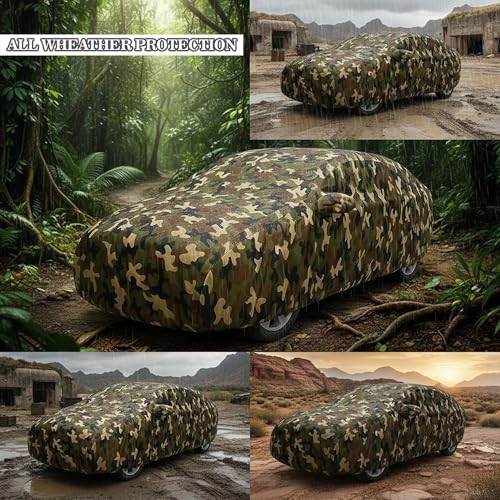 Image of Sulfar 100% Waterproof Car Body Cover for BMW 2 Series - Triple-Stitched Dustproof UV, Heat & Rain Protection with Mirror Pockets, Full-Bottom Elastic & Free Storage Bag - All-Weather Indoor Outdoor (