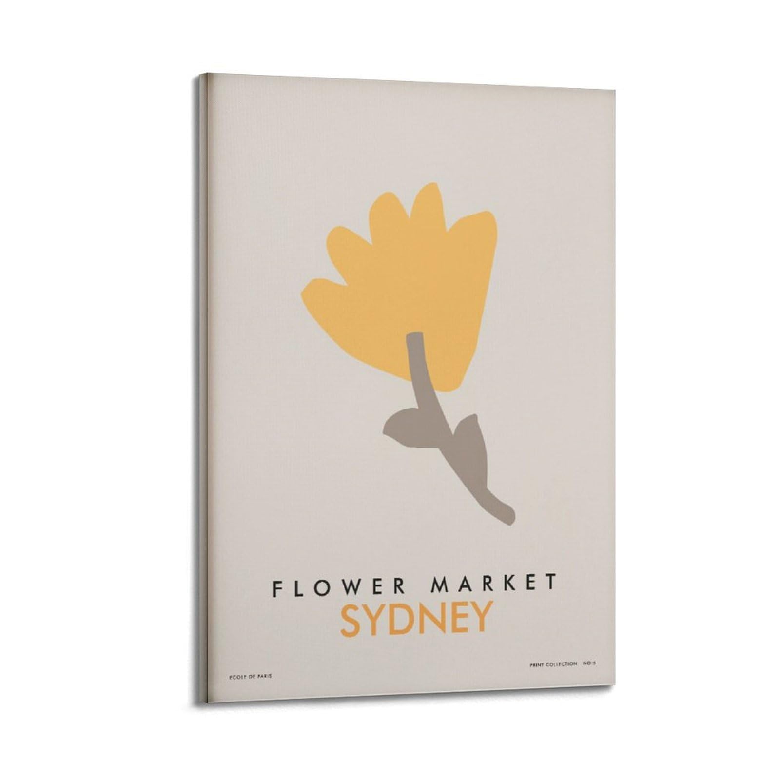 xiaoxiaoshen Sydney Flower Market Pastel Floral Canvas Poster Wall Art Prints Room Aesthetic Murals Bedroom And Living Decorations 20x30inch(50x75cm)