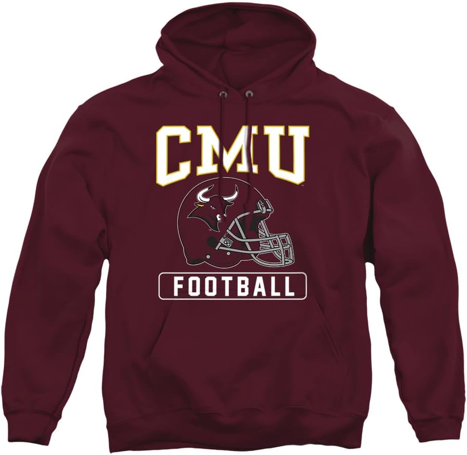 LOGOVISION Colorado Mesa University Official Football Helmet Unisex Adult Pull-Over Hoodie