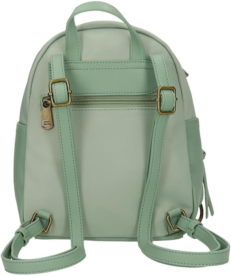 Pepe Jeans Women Backpack 25, Green, Einheitsgröße