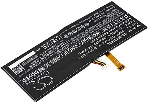 Cameron Sino Battery for Microsoft SurfaceBook with Performance b PN:Microsoft 2ICP5/58/73, PBP5 2500mAh / 19.00Wh