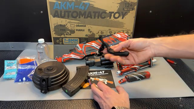 Watch Unbox-Setup - SPBlastB AKM47 Gel Ball Blaster on Amazon Live