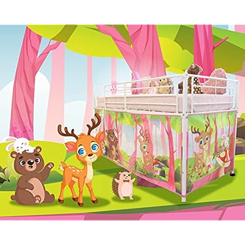 HedgehogEmporium Tent for Midsleeper Cabin Bed Mid sleeper The Enchanted Woodland Cover