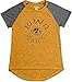 Produktbild Blue 84 NCAA Iowa Hawkeyes Damen Gracie Konfetti Raglan-T-Shirt, Größe S, goldfarben