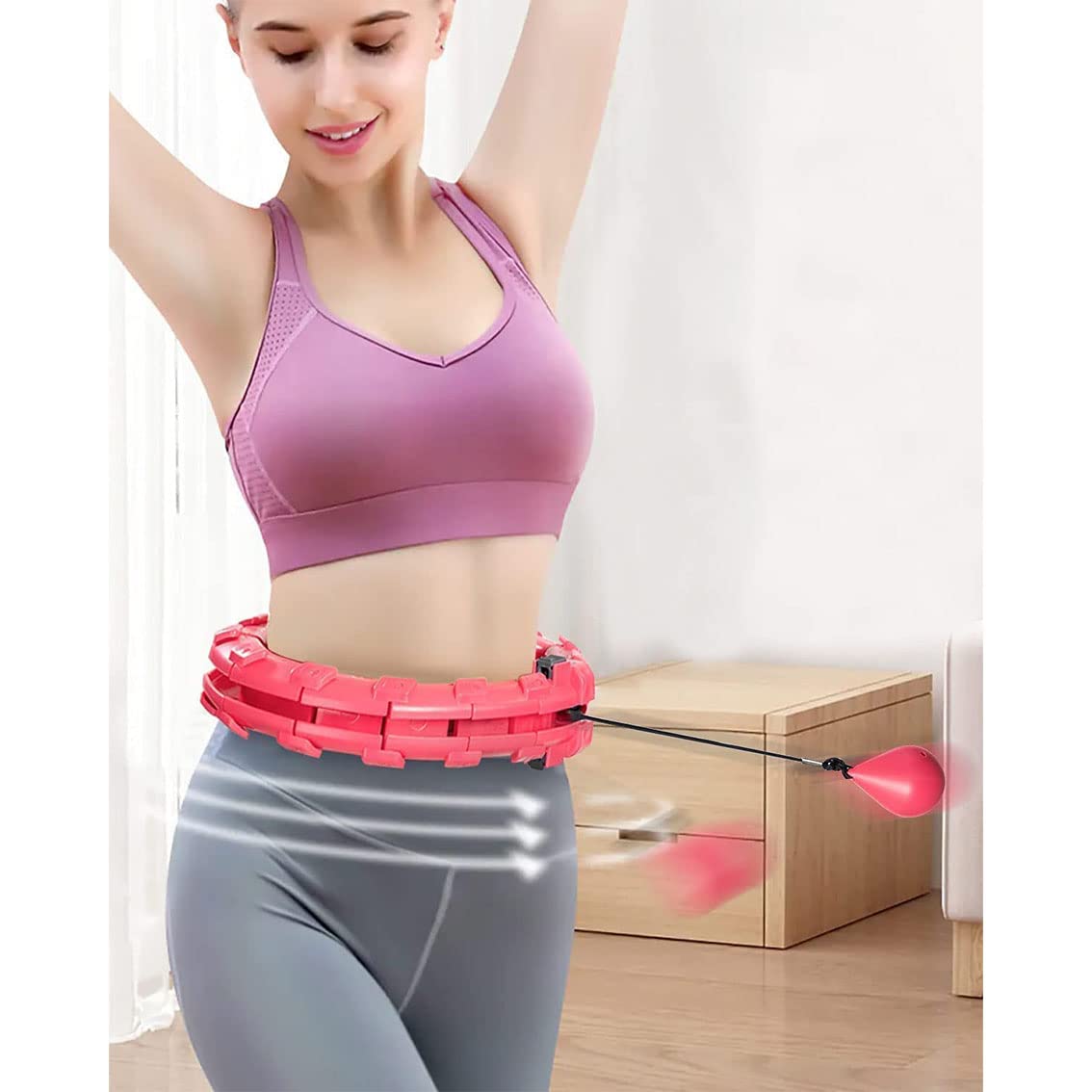 Eawfgtuw Bloc de renforcement de poignée en acier à ressort avec boucle pour machine à câble, système de poulie pour fixation de poids, entraînement de poignée pour entraînement de charge, carré 8