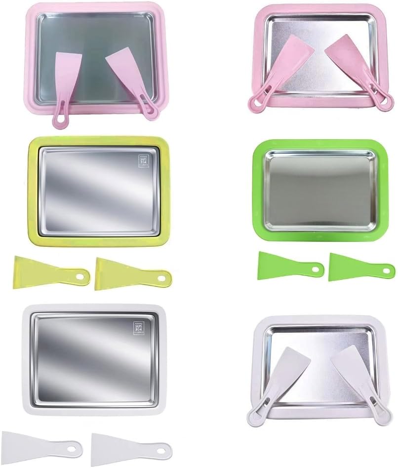Mini Ice Cream Maker Pan Multifunctional Sweet Fried Food Yogurts Ice Cream Roll