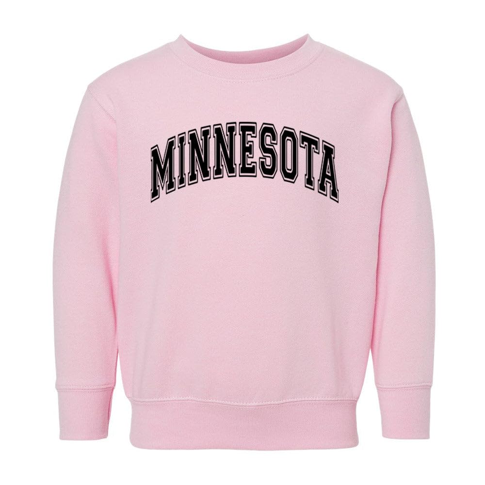 Arch Minnesota Kids Sweatshirt Toddler 4T Pink