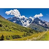 Mountain Glaciers Backdrop...