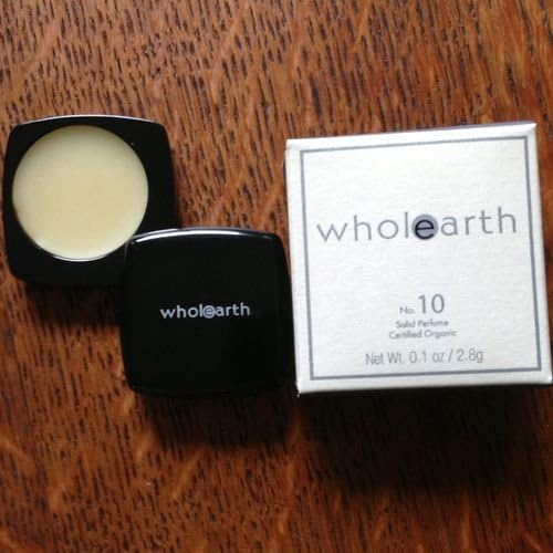 Wholearth No 10 Solid Perfume Certified Organic -0.1 Oz /2.8 G
