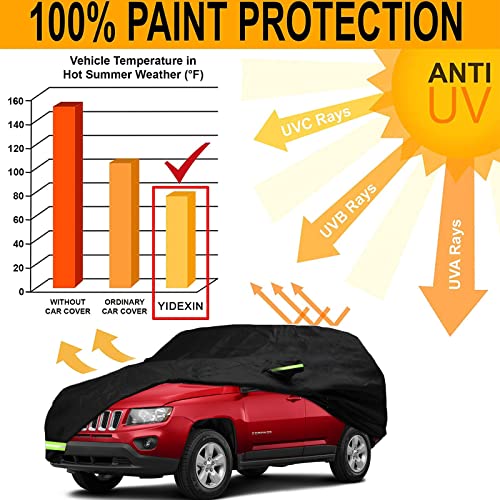 Funda para coche YIXIN impermeable y resistente al sol para exterior 6