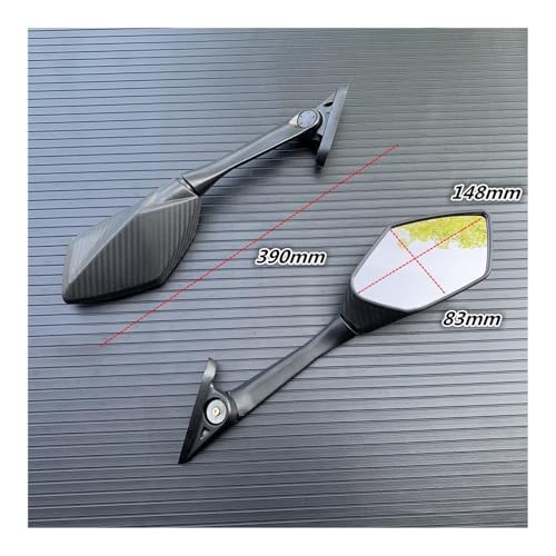 Espejos laterales para XMAX 300 400 125 250 repuesto de espejo retrovisor de moto 2