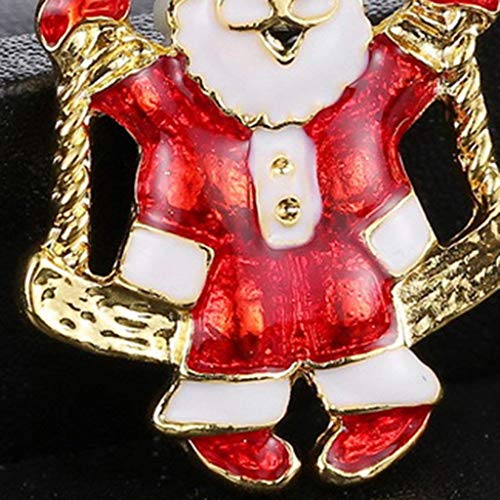 Badge col broche de Noël vintage et épingle à vêtement écologique - 4