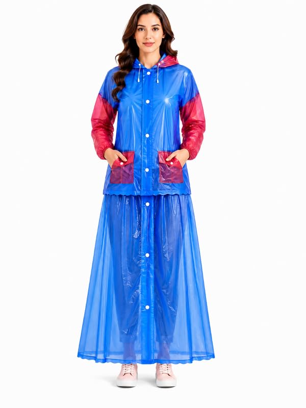 Image of Romano nx 100% Waterproof Rain Skirt Top Jacket for Women Rain Coat with 3 Years Warranty in 28 Colors