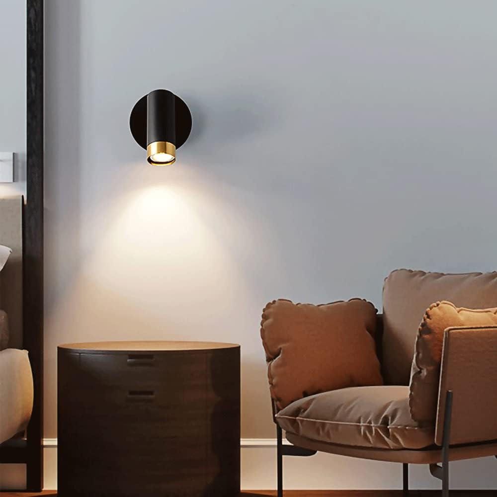 Applique De Lecture De Chevet, Applique Murale Réglable 360 ​​° + 90 °, Luminaire E27, Mini Applique Murale En Métal, Appliques Murales Simples Et Modernes Pour Chambre À Coucher, Couloir, Sal