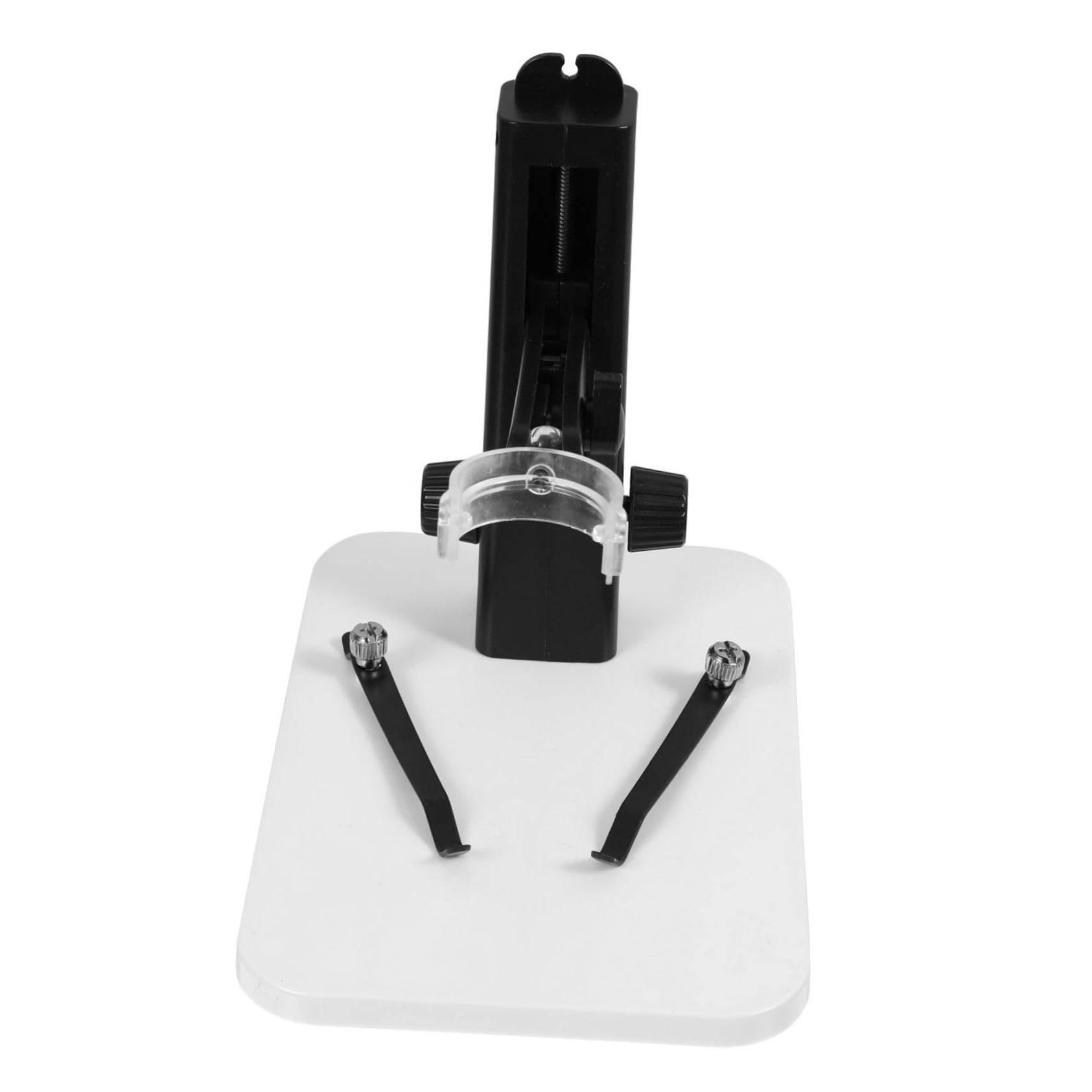 HOMSFOU Digital Microscope Bracket White Base for Microscope Simple Installati