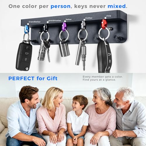 Image of FEGVE Strong Magnet Quick Release Keychain Connector | Anti-fall,Double-Pin Lock Mechanism,360 Rotatable,One-handed Operation