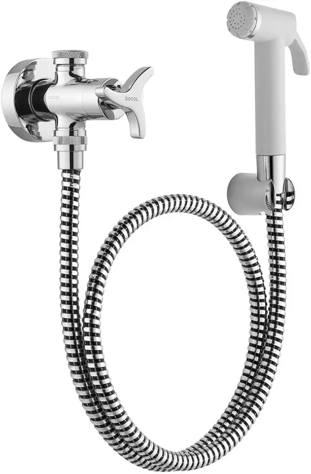 Docol Ducha Higiênica com Registro e Derivação c/Gatilho Trio - Cod.Novo: 90005025006 Cod.Antigo: 00502506