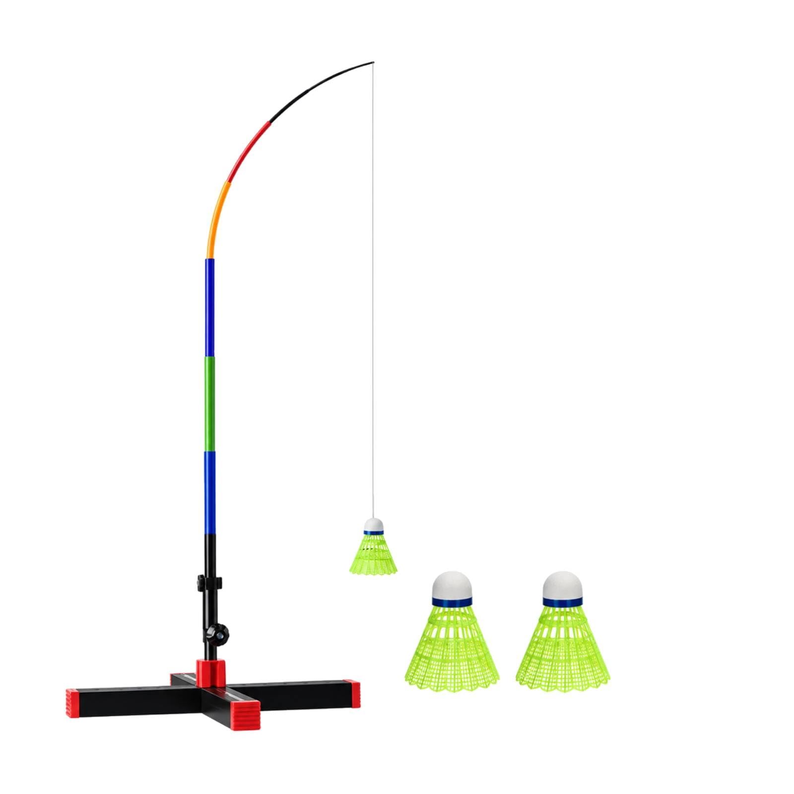 predolo Dispositivo Entrenamiento Bádminton con volución Automático Entrenador Bádminton Plegable con Base Agua Autónomo para Jardín