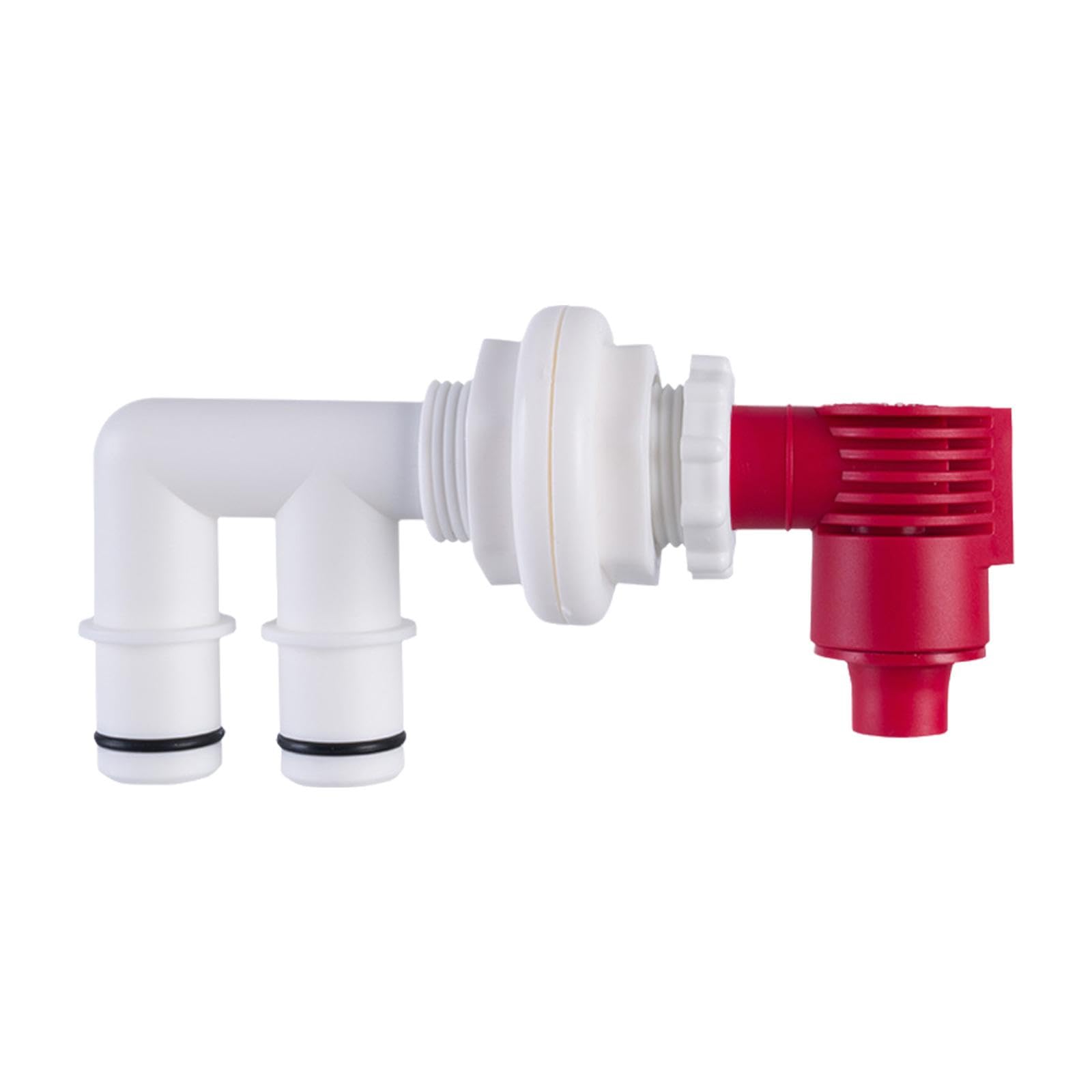 Amagogo Aérateur de vidange combiné pour Vivier de Bateau Circulation d'eau Efficace Installation Facile Accessoire de Navigation Haute Performance
