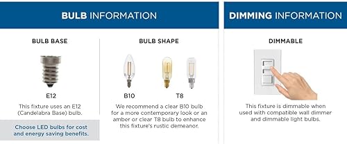 Miniatura 4 de Progress Lighting P540104-031 Ramsey - Farol de poste para exteriores, 3 luces, 180 vatios, color negro texturizado