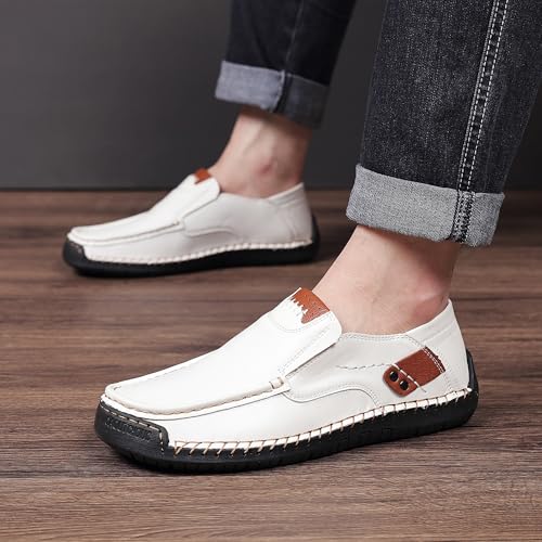 Image of Coramtty Mens Loafers Casual Slip on Shoes Business Moccasins Lightweight Refreshing Classic Slippers Walking Driving Travelling Outdoor