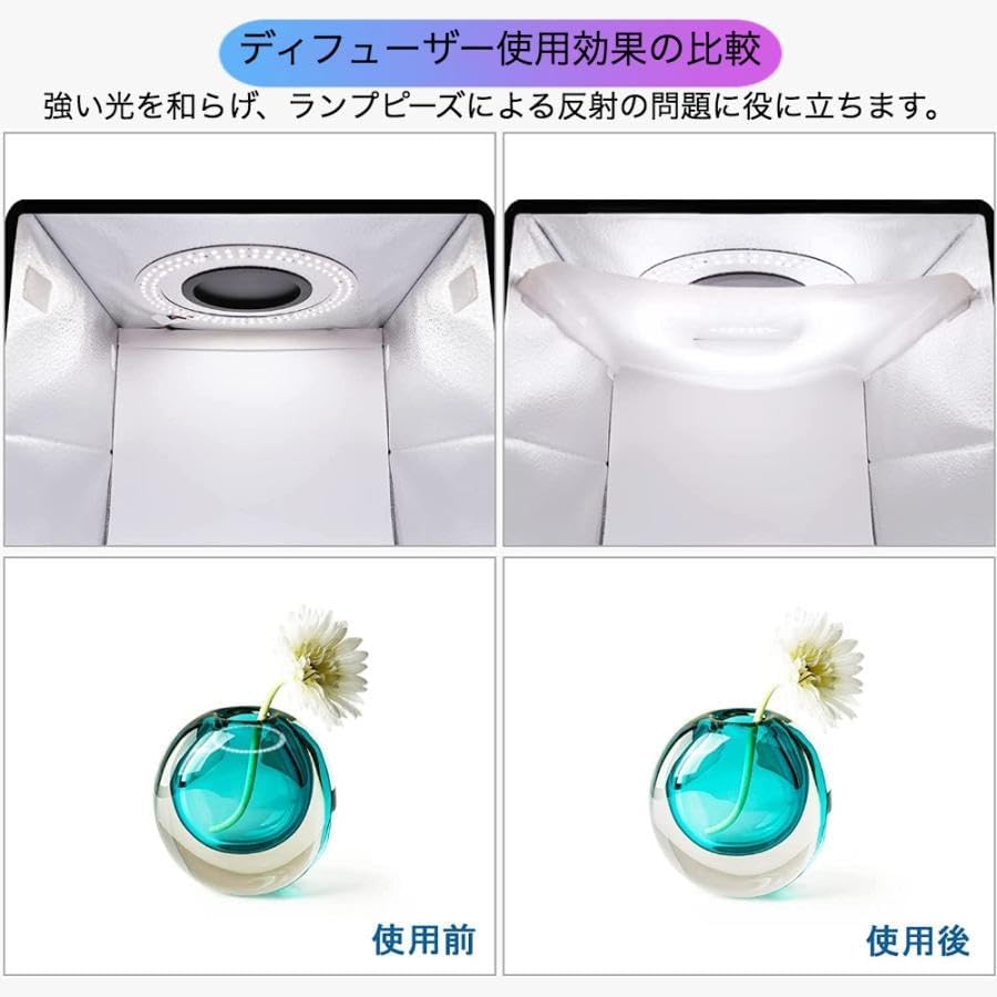 撮影ボックス 撮影ブース 30CM 折りたたみ式 【ハレゾラTBP公式店】商品撮影 ボックス 【トゥエルブ】 小物