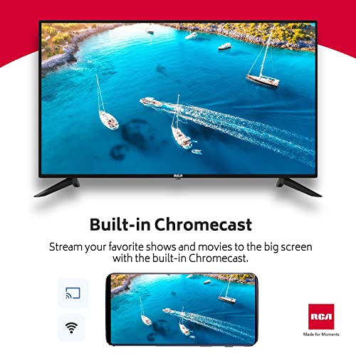 RCA RS42 Android Smart TV 42 Inch (106 cm) Televisie met Google Assistant, Chromecast, Netflix, Prime Video, Google Play, YouTube, Disney+, WiFi, BT Afstandsbediening met Microfoon, DVB-S/S2/T/T2/C - Afbeelding 6