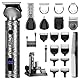 Surker Haarschneidemaschine Set Profi Haarschneider Herren Präzisionstrimmer Barttrimmer Bartschneider Rasierer Herren T-förmiger Trimmer Nasenhaartrimmer Körperhaartrimmer 7 in 1