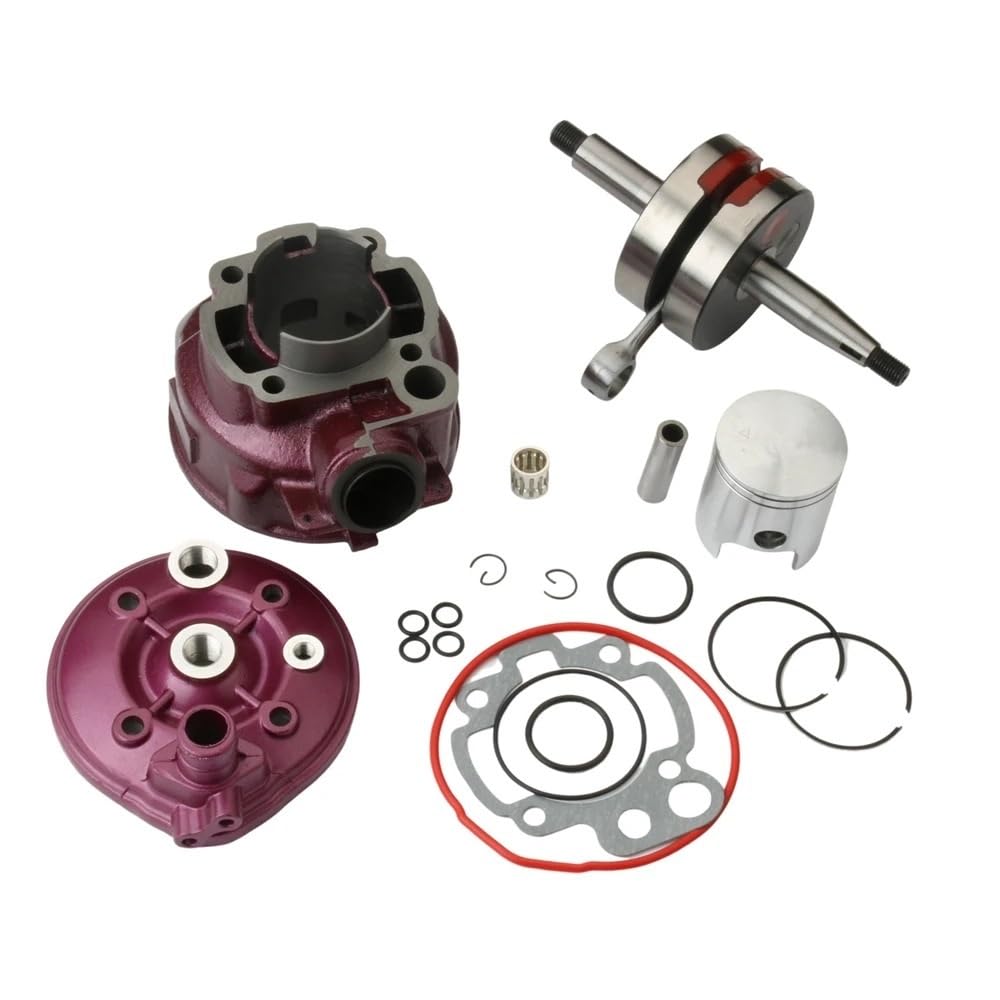 Motorcycle 49mm 90cc Big Bore Cylinder Kit & Racing Crankshaft For HM CRE B-aja RR Six For Co-mp-eti-ton En-du-ro De-ra-pa-ge SM 50cc LC 2T
