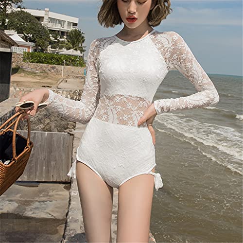 Maillot de bain à dentelle haut de gamme au design chic et sobre - 2