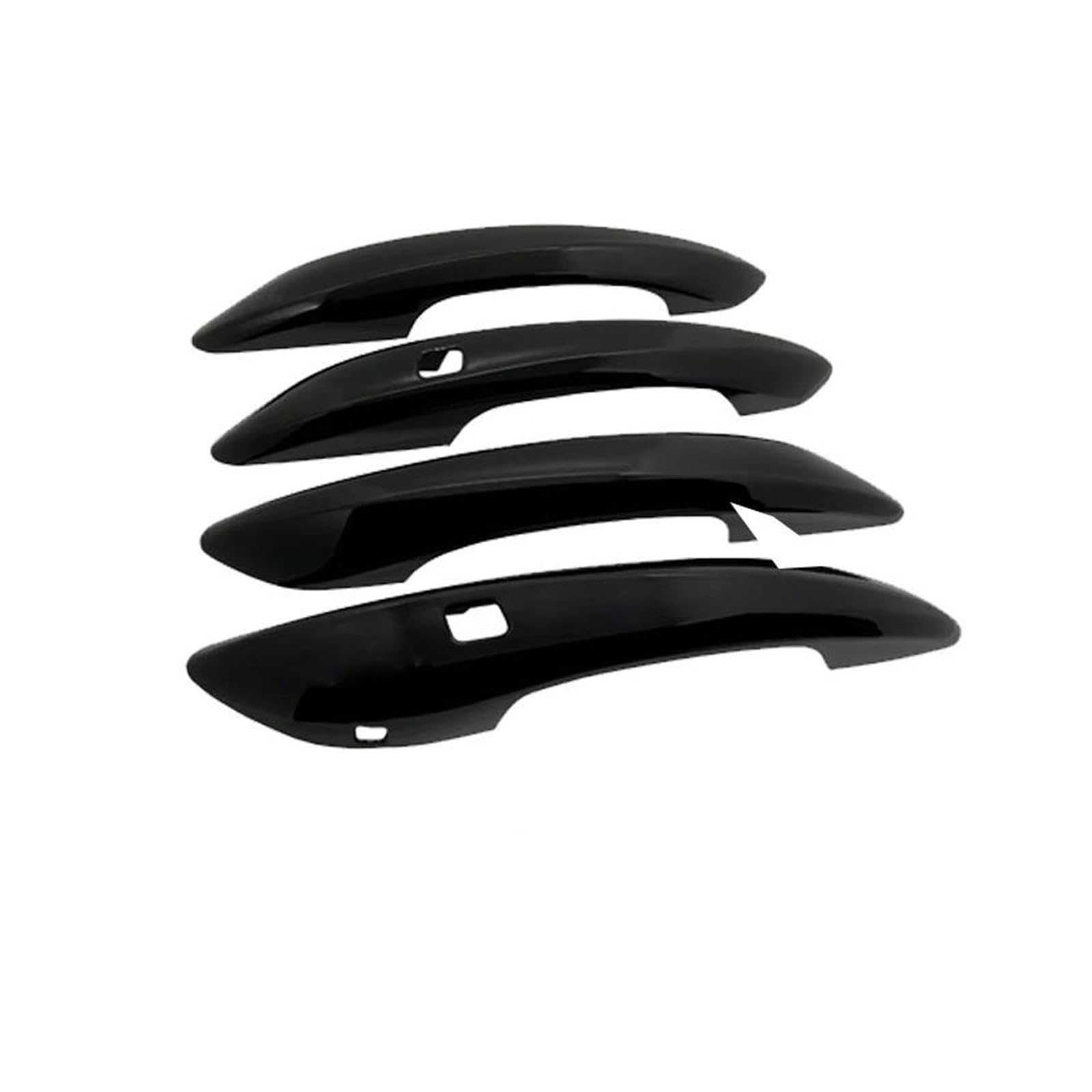 Lzbzhb Metallic Blcak 4Pcs Car Exterior Outsidedoor Handle For Hyundai For Elantra For Avante For Cn7 2021 2022 2023 Car Door Handle Cover Decoration Exterior Parts Accessories(Metallic Blcak 4Pcs)