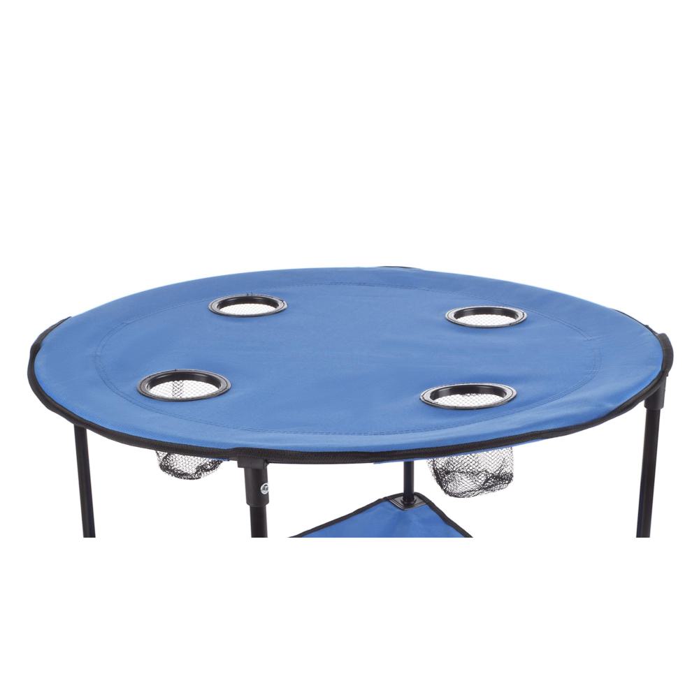 Amazon.com : Wakeman Camp Table - Round 2-Tier Folding Table with