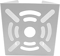 Vista 4 de 2 juegos de adaptadores universales de montaje en poste vertical con 2 bucles (7.9 in de diámetro) para cámara de seguridad CCTV PTZ Dome, blanco
