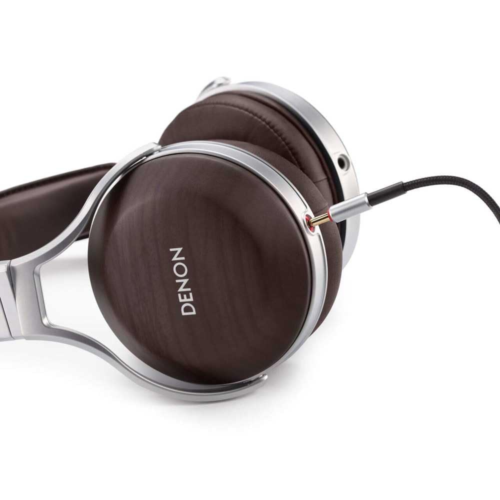Denon AH-D5200 Marrón, Plata Supraaural Diadema Auricular - Auriculares (Supraaural, Diadema, Alámbrico, 5-40000 Hz, 3 m, Marrón, Plata)