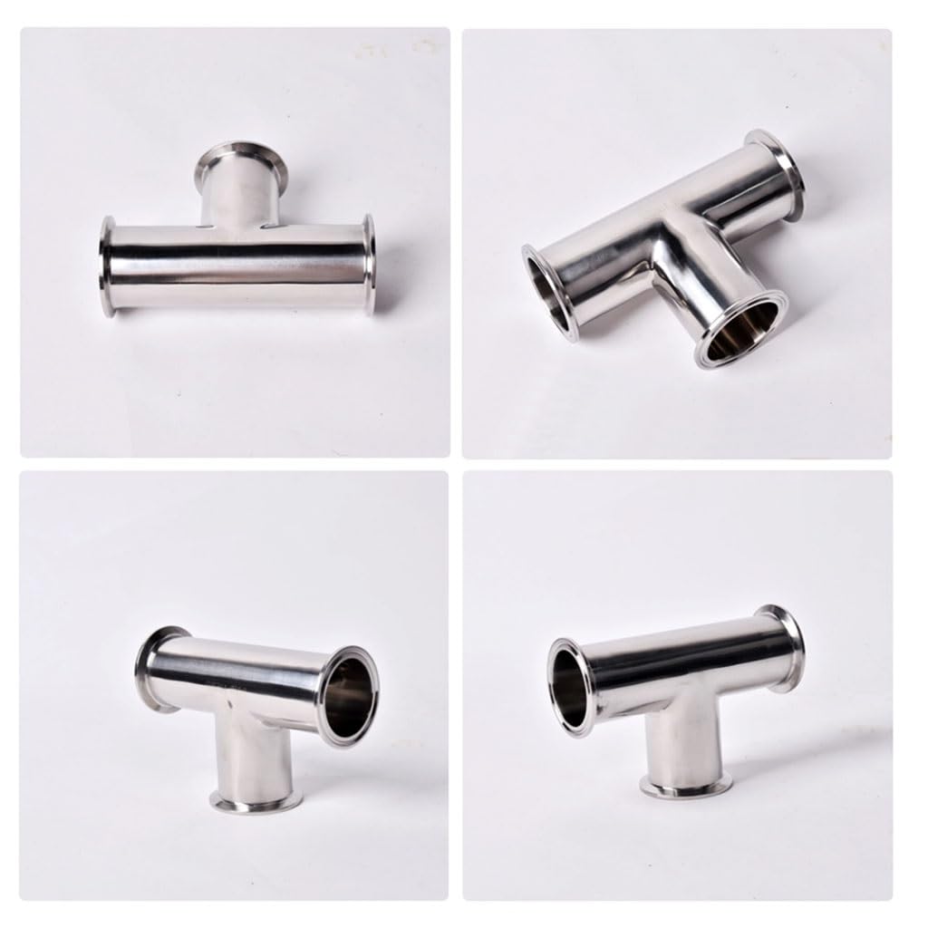 304 złączka sanitarna ze stali nierdzewnej 3-drożna złączka do rur - 19 mm, 25 mm, 32 mm, 38 mm O/D, (19 mm)