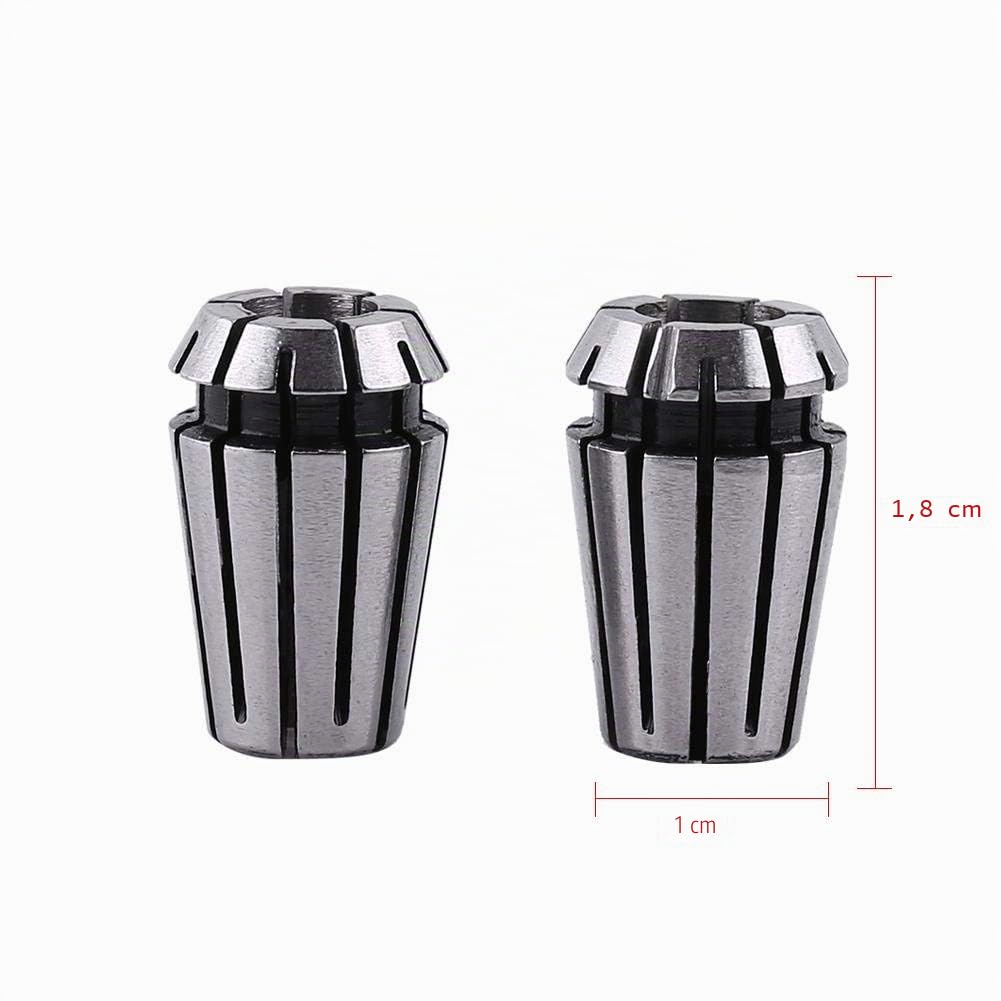 Pinces De Serrage ER11, 15 Pcs ER11 CNC Collet Pinces à Ressort ER11 CNC Fraisage Tour Mandrin Outil