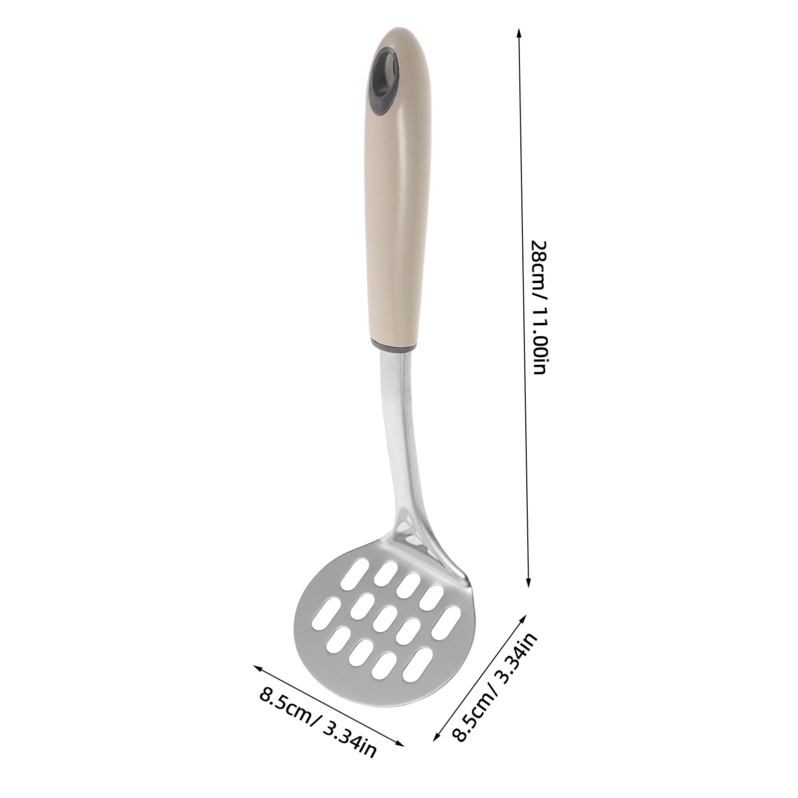 OUNONA Stainless Steel Potato Masher Tool Creative Ricer for Mashing Potatoes and Vegetables Kitchenware for Home Cooking Random Handle Color