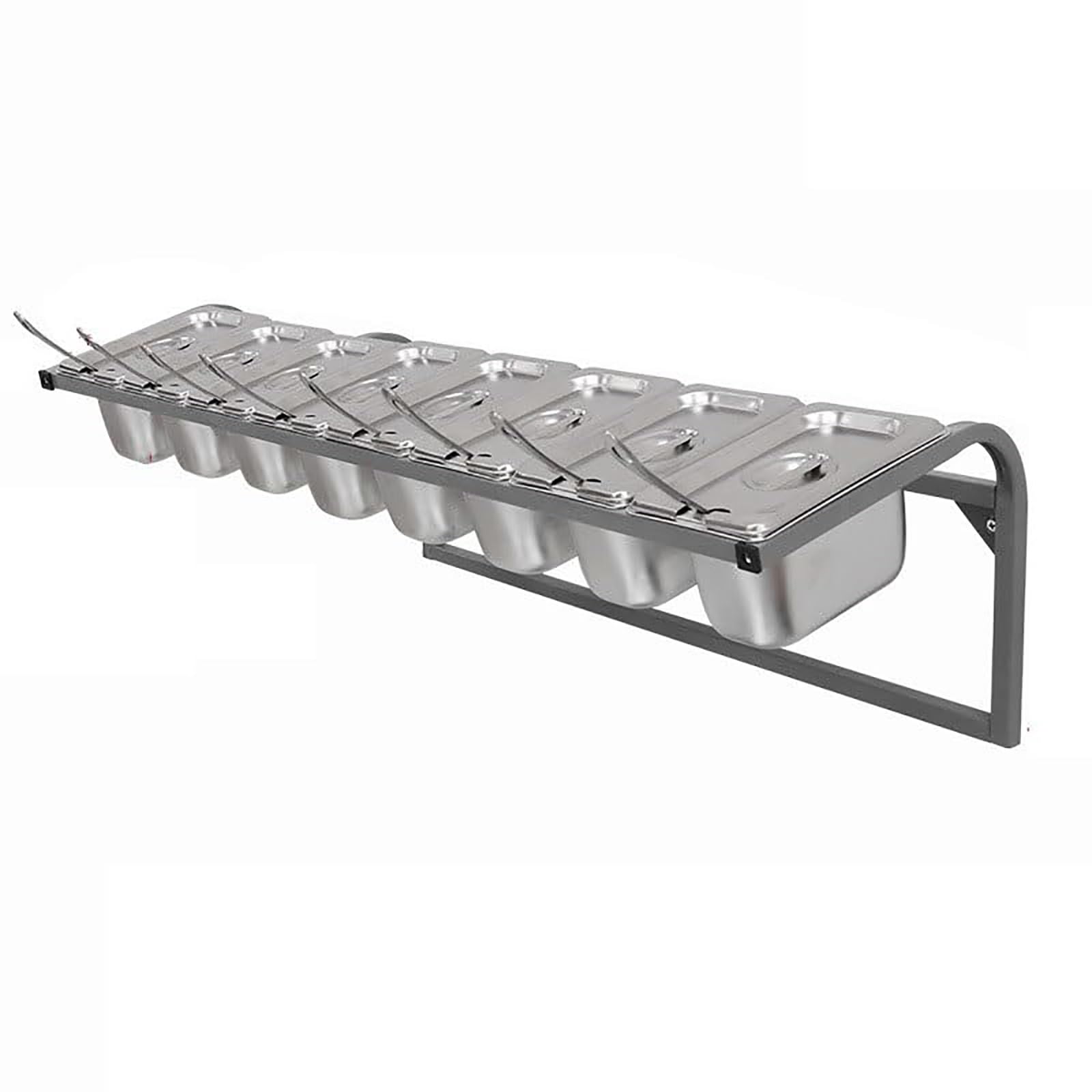 DFGHNBVC Stainless Steel Spice Rack Station For Kitchen Spacesaving Condiment Orga For Home Restaurant Ideal For Sauces Pizza Toppings Fruits,C-83Cm/32.6In