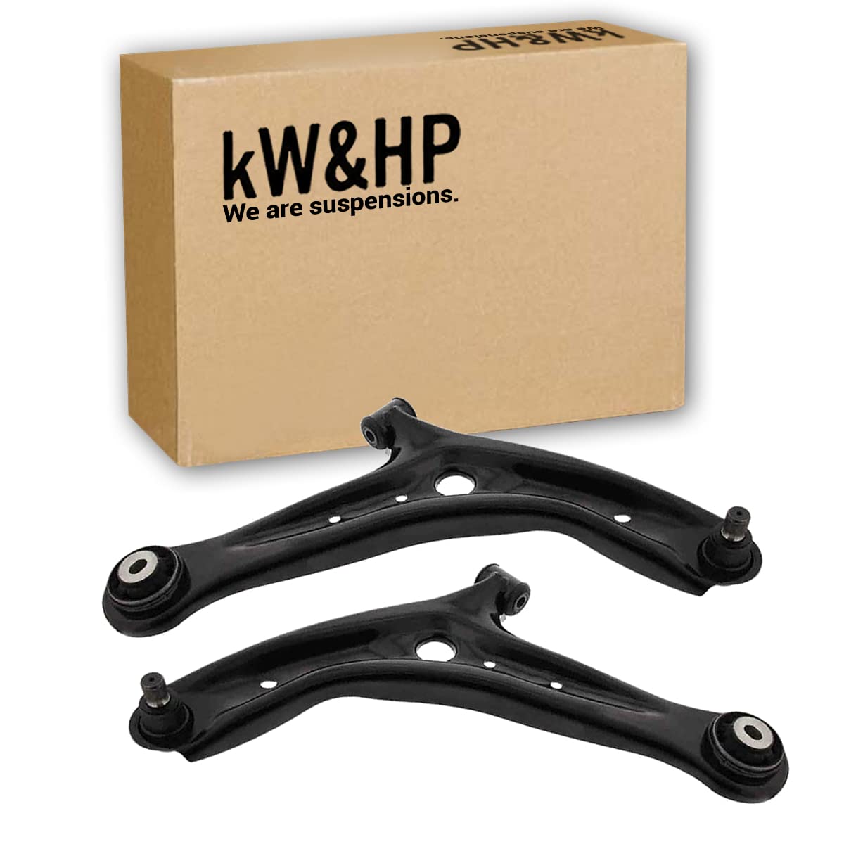 kW&HP KIT 4 PEZZI COPPIA BRACCETTI TRAPEZI OSCILLANTI ANTERIORI E BIELLETTE BARRA STABILIZZATRICE (BRA417KW)