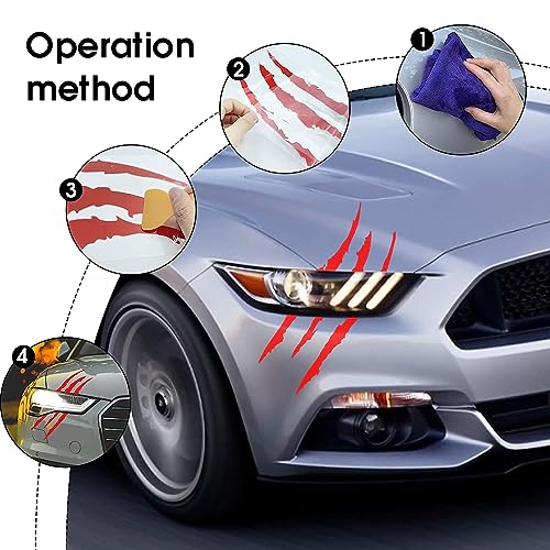 Confezione da 2 Auto Decalcomanie Adesivi 15,6 X