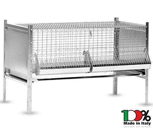Mistermoby Gabbia Smontabile Per Pulcini Polli Antitopo Con Mangiatoia E Abbeveratoio