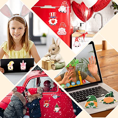 Sinmoe SINMOE-GNOME REFRIGERATOR-7885 24 Pcs Holiday Magnets Seasonal Gnome Refrigerator Magnets Fall Thanksgiving Halloween Christmas Fridge Magnet Garage Door Magnets Decorations thumb #4