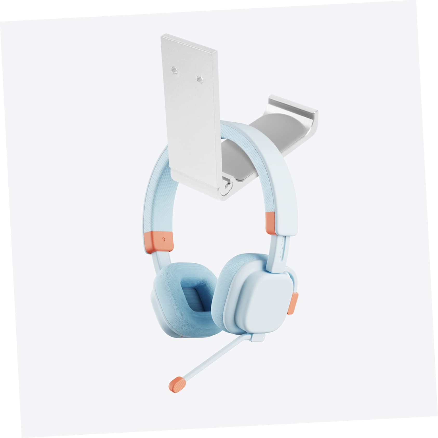 STOBOK 4Sätze Aluminiumlegierung Headset Halterung Stabiler Kopfhörerständer mit Elegantem Design für Aufbewahrung von Gaming Audio Kopfhörern Belastbar bis Silberfarben