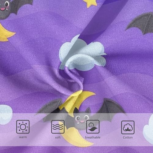 Cartoon Bats Halloween Purple Toddlers Underwear Floral 2t Cotton Girl Panties Cute Cartoon Undies Kids Briefs3