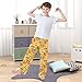 Yuiboo Comfortable Sleepwear Trouser Squirrel Panda Outfits Lounge Pajama Pants Gifts With 2 Pockets 9-10Y