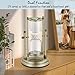 Custom Rotating Hourglass Cremation Urn for Human Ashes - Memorial Keepsake Mini Urn for Adults, Male and Female