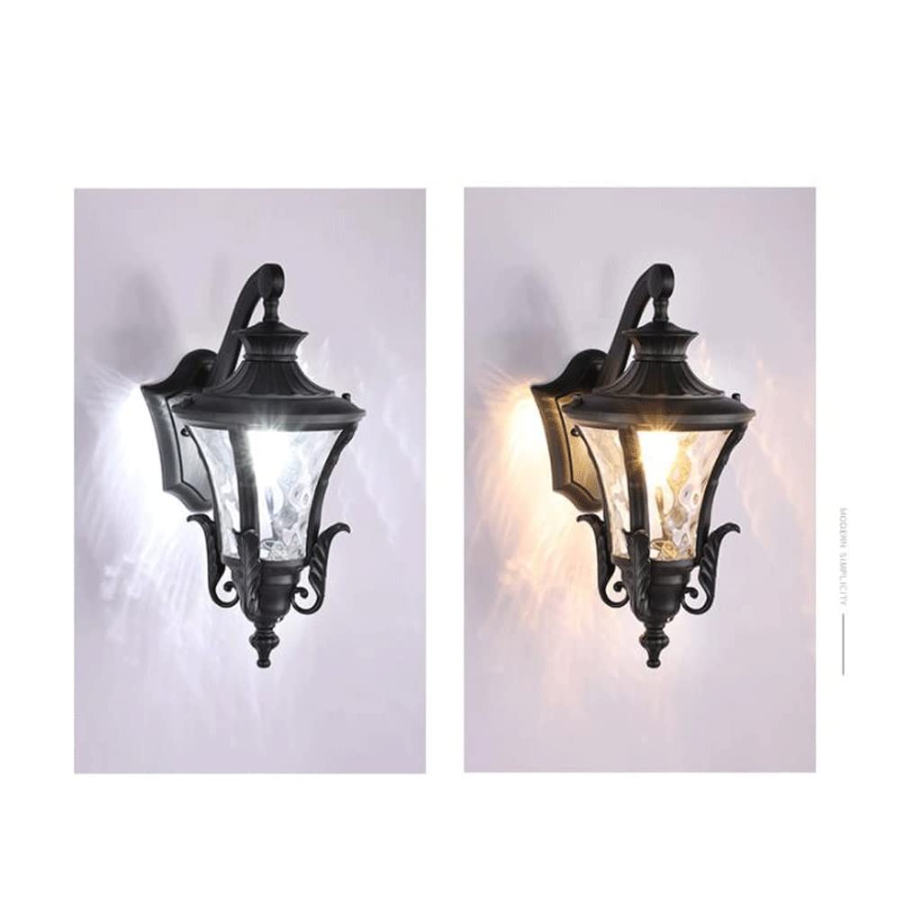 NATWEE Applique d'extérieur, Lampe de Portail, Applique d'extérieur, Lampe de Cour étanche, Lampe de Balcon, Lampe décorative de terrasse de Villa de Jardin (Taille : L) It's So Kind of You