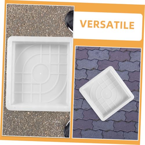 Moule pour béton YARNOW : lot de 3 coffrages de ciment pour allées de jardin, trottoirs et patio