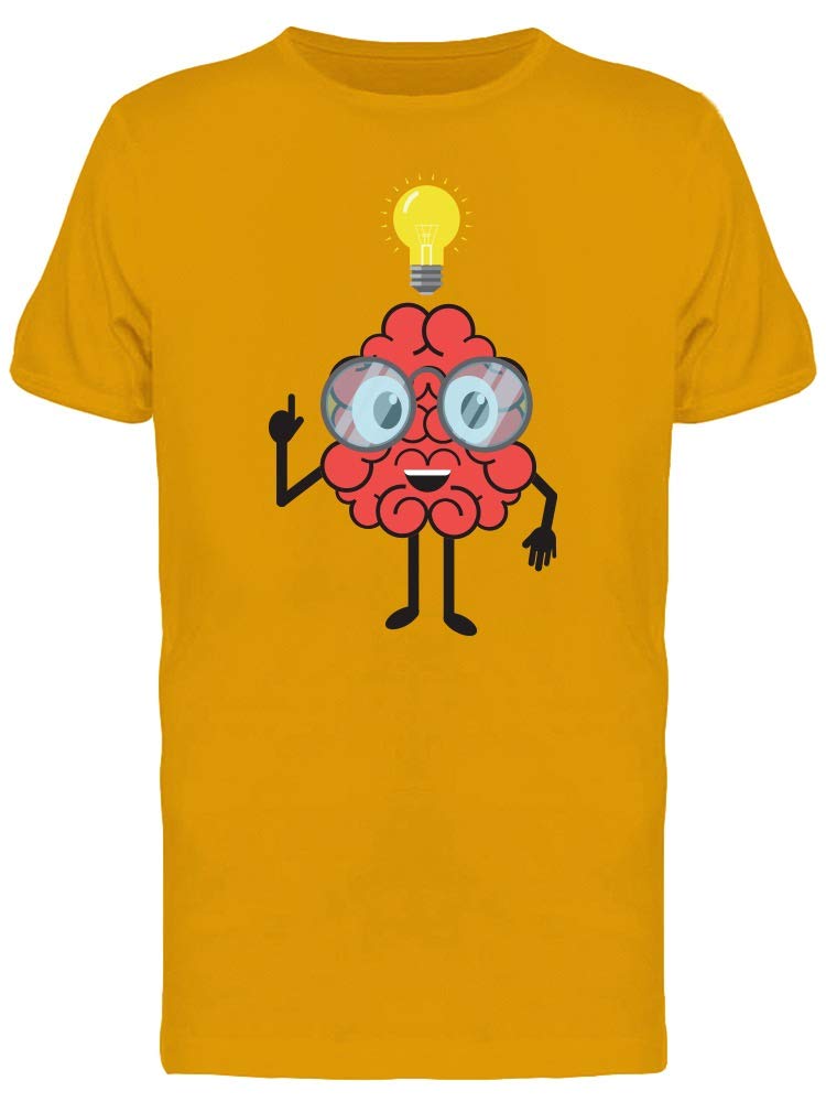 Brain With Glasses Tee Men's